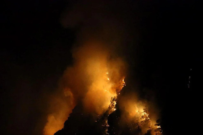 2 ilde orman yangını paniği: Alevlere müdahale sürüyor - Resim : 2