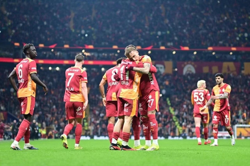 Galatasaray, Başakşehir'i farklı yendi! Fenerbah&ccedil;e ile puan farkı 7'ye &ccedil;ıktı - Resim : 5