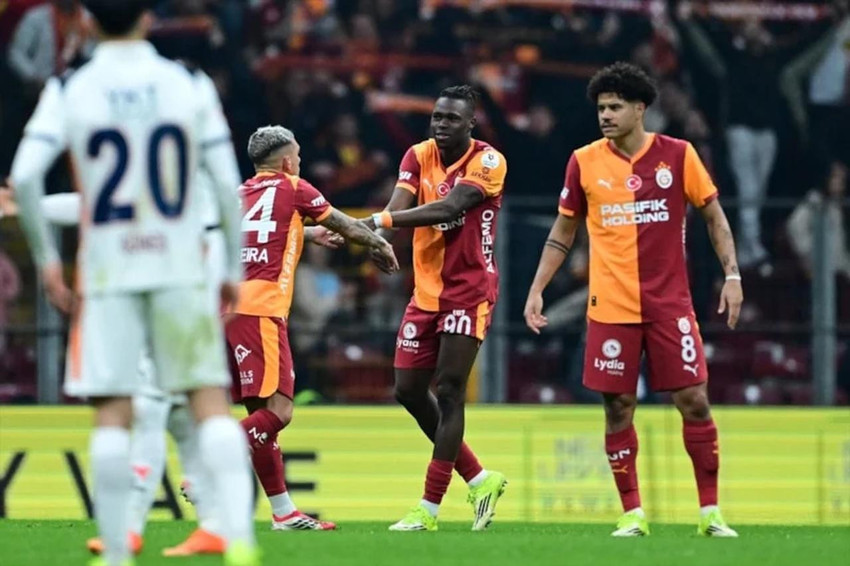 Galatasaray, Başakşehir'i farklı yendi! Fenerbah&ccedil;e ile puan farkı 7'ye &ccedil;ıktı - Resim : 4