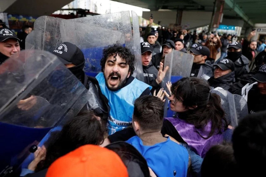İstanbul Valiliği a&ccedil;ıkladı: İzinsiz 1 Mayıs g&ouml;sterilerinde 575 kişi g&ouml;zaltına alındı - Resim : 3
