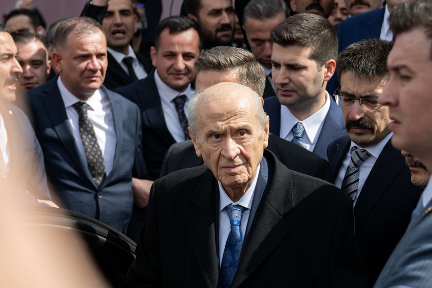 MHP lideri Devlet Bahçeli'den 65 gün sonra ilk görüntü! Türkeş'in mezarını ziyaret etti, MHP Genel Merkezi'nde mesaiye başladı - Resim : 7