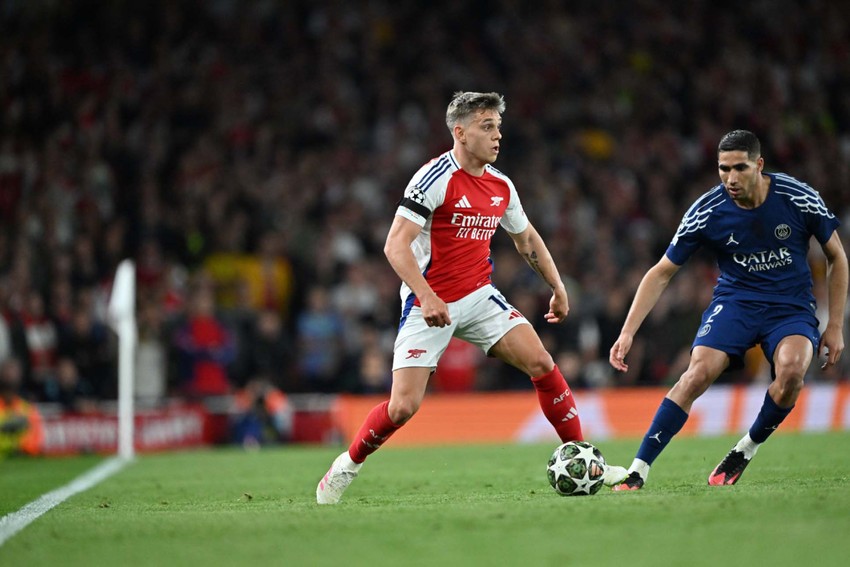Şampiyonlar Ligi’nde Paris Saint Germain fırtınası! Arsenal’in fişini Dembele çekti - Resim : 1