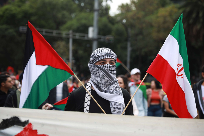 Brezilya, Şili ve Meksika'da binlerce kişi, Filistin'e destek için yürüdü - Resim : 5