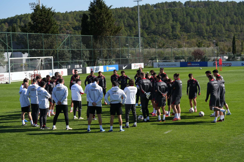 Son antrenman yapıldı! A Milli Takım, Gürcistan maçına hazır! - Resim : 1
