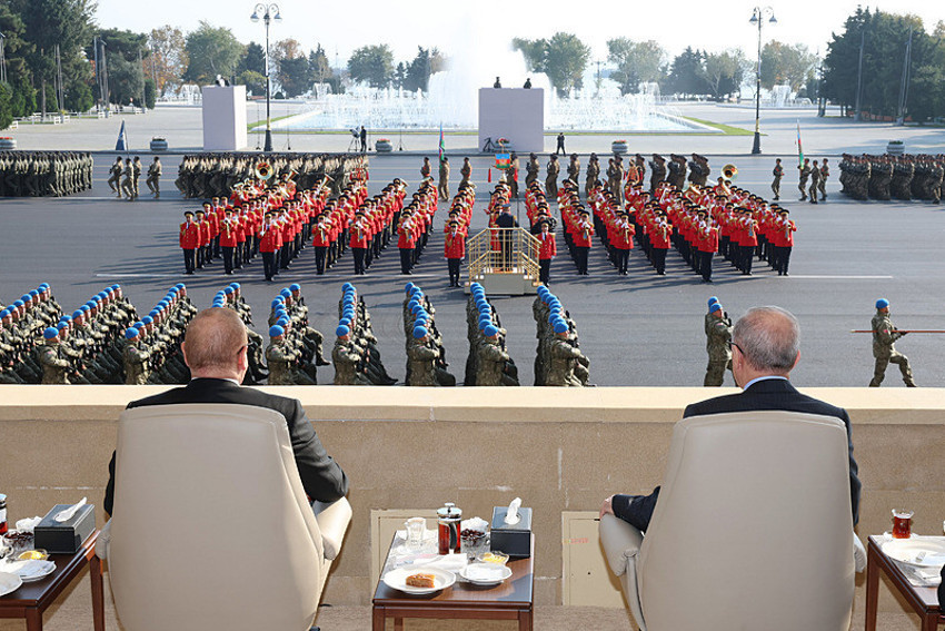 Karabağ Zaferi'nin 5. yılı! Erdoğan'dan Bakü'de tarihi açıklama: "Karabağ Türk dünyası için gurur vesilesidir" - Resim : 3