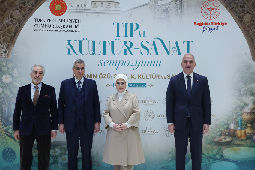 Emine Erdoğan, "Tıp ve Kültür-Sanat Sempozyumu"nda konuştu: Bilim ve sanat aynı kalbin yarısıdır - Resim : 1