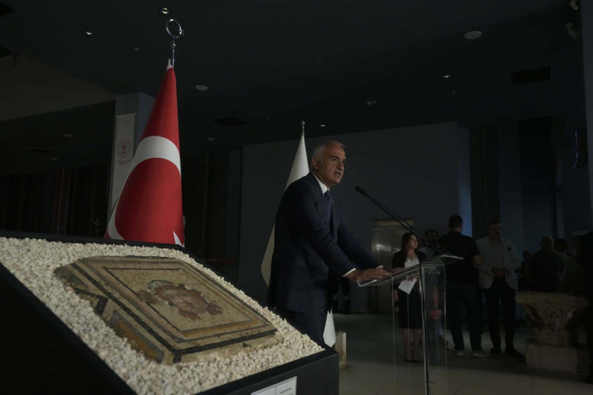 Zeugma’nın kayıp parçası 60 yıl sonra ana vatanına döndü! Bakan Ersoy: Sadece mozaiği değil, hafızayı da tamamlıyoruz - Resim : 5