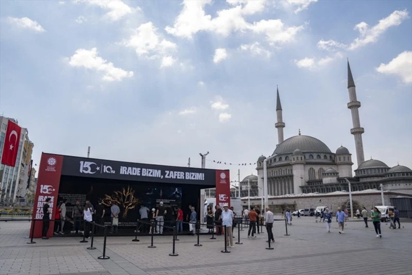 İletişim Başkanlığı'ndan Taksim Meydanı'na 15 Temmuz dijital deneyim alanı - Resim : 3
