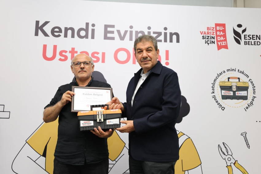 Esenler’de 70 kursiyer kendi evinin ustası oldu! Başkan Göksu: Vatandaşlarımıza yeni beceriler kazandırıyoruz - Resim : 3
