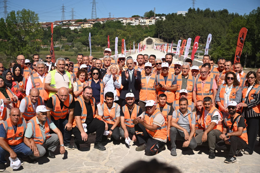 Sakarya&rsquo;nın tarihi simgesi yeniden turizme kazandırıldı! 1500 yıllık tarihi Sangarios K&ouml;pr&uuml;s&uuml; ayağa kaldırıldı - Resim : 4