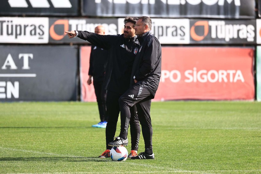 Beşiktaş, Hatayspor maçı hazırlıklarını bitirdi! İki sürpriz isim takımı çalıştırdı - Resim : 2