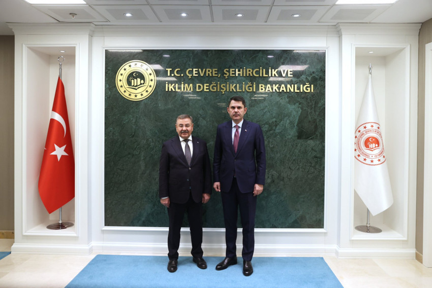 Bakan Kurum, Haymana ve Gölbaşı belediye başkanlarını kabul etti - Resim : 1