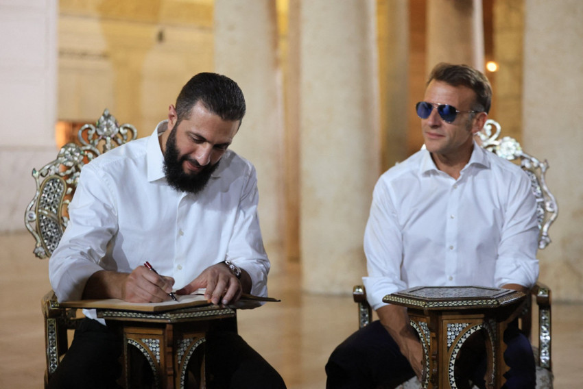 Şam'da Macron'un kaldığı otelin yakınında patlama! - Resim : 1