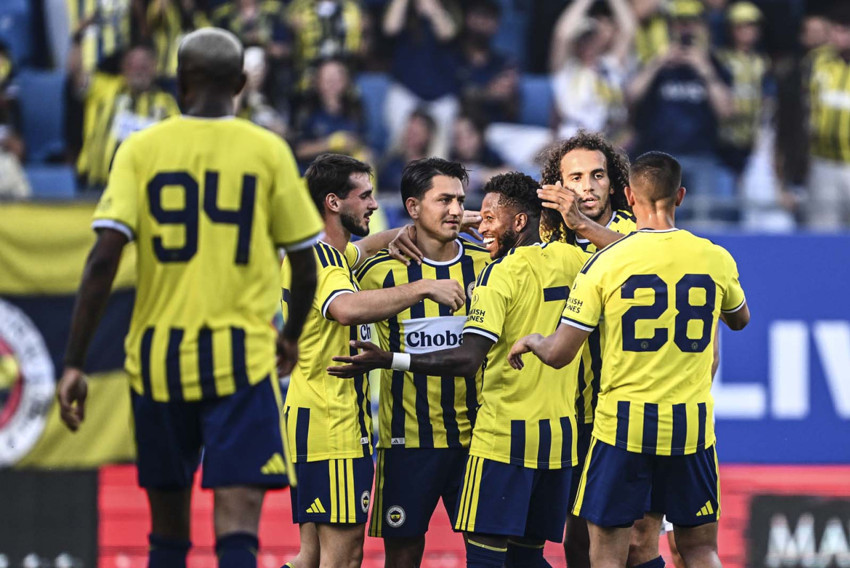 Fenerbahçe’den tv100’de gol yağmuru! Cherif şov yaptı! Sarı-lacivertliler, Pogon’u farklı geçti - Resim : 1