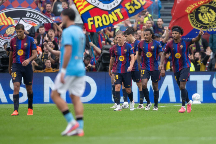 Galatasaray’ın rakibi Barcelona, Şampiyonlar Ligi'nde korku saldı! Feyenoord’u sahadan sildiler! - Resim : 1