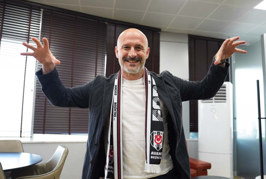 Beşiktaş, Vincenzo Italiano için imza töreni düzenledi! Serdal Adalı'dan transfer açıklaması: