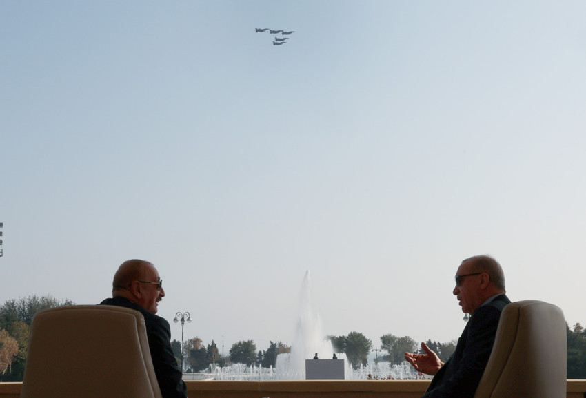 Karabağ Zaferi'nin 5. yılı! Erdoğan'dan Bakü'de tarihi açıklama: "Karabağ Türk dünyası için gurur vesilesidir" - Resim : 4