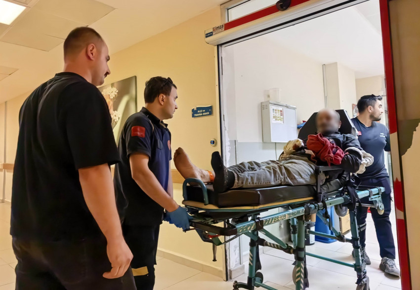 Ormanda feci kaza! 6 parmağı koptu! Sağlık ekipleri zamanla yarıştı - Resim : 2