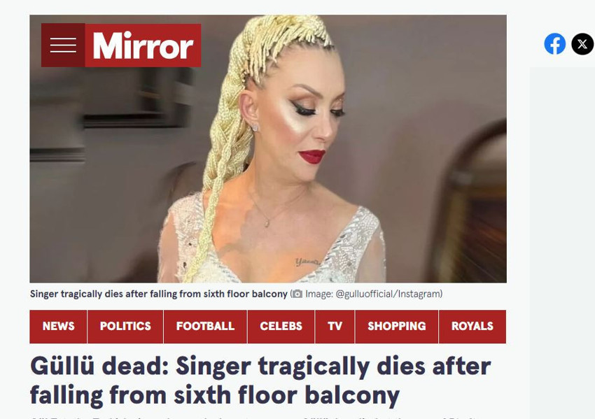 Efsane sanatçı Güllü'nün nasıl öldüğü ortaya çıktı! İngiliz basınında gündem oldu - Resim : 1
