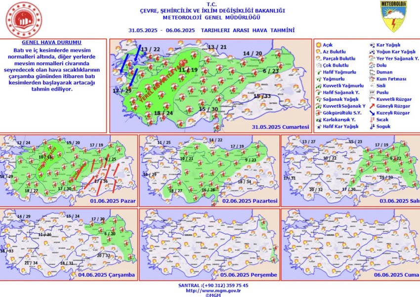 Bayramda tatil planı olanlar dikkat: Hava tahmin raporu açıklandı - Resim : 2