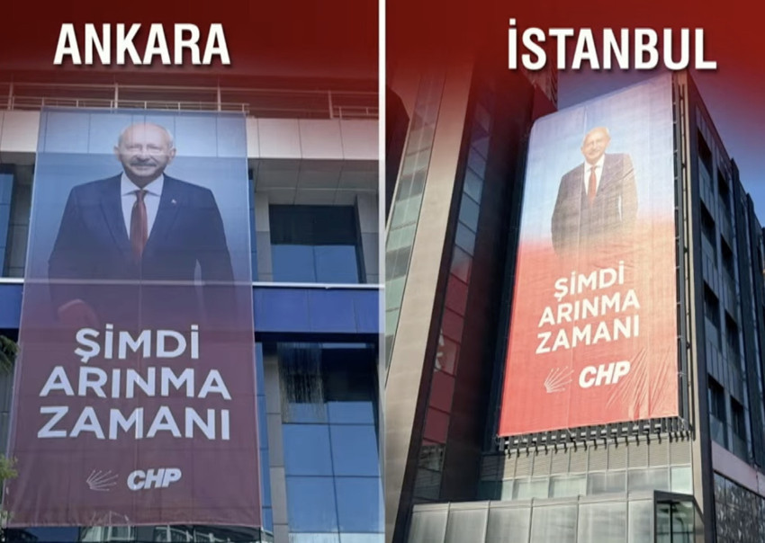Gürsel Tekin pankart krizini tv100'e anlattı! 