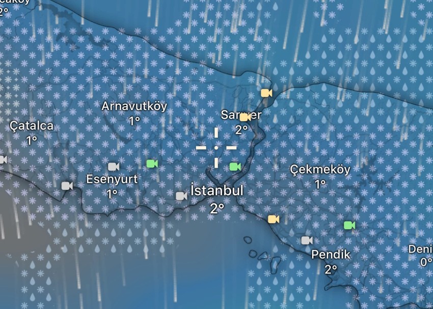 İstanbul'a kar tarihi verildi. Gümbür gümbür geliyor - Resim : 1