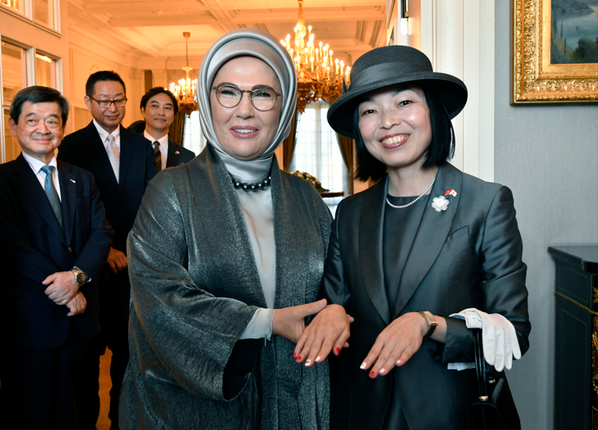 Emine Erdoğan, Japonya Altes Prensesi Mikasa'yı ağırladı! - Resim : 3