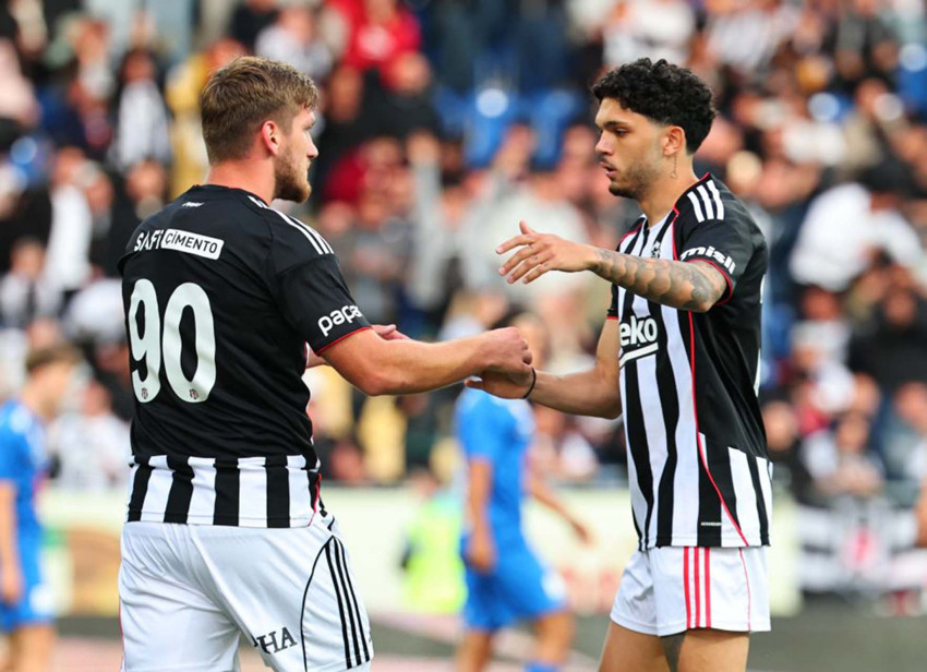 Kartal sezonu açtı! Beşiktaş, St. Pölten’i rahat geçti! - Resim : 1