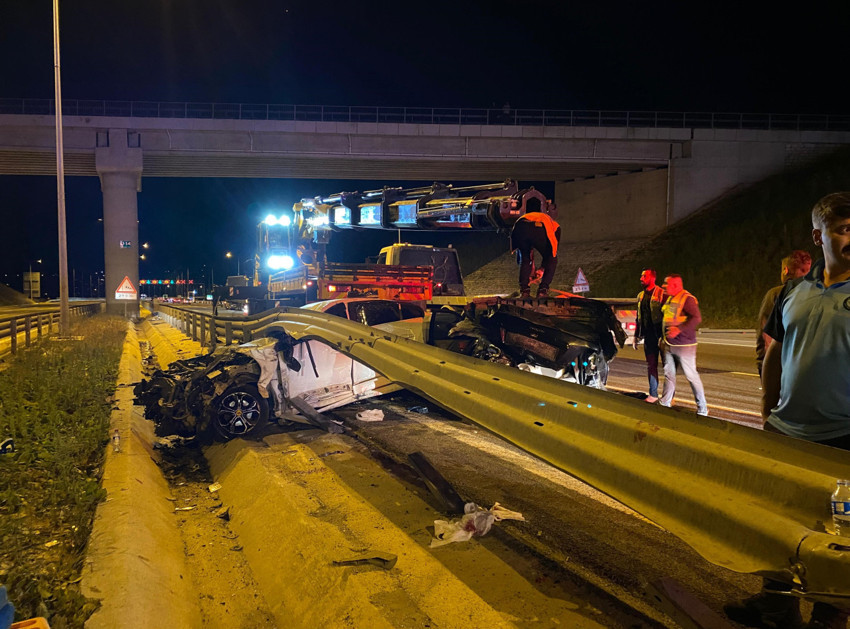 Kuzey Marmara'da feci kaza: Ortalık savaş alanına dödü! 4'ü çocuk 12 yaralı - Resim : 1