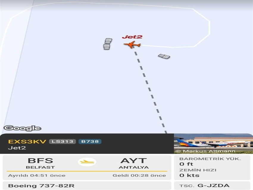 T&uuml;rkiye seferini yapıyordu! Havada kriz! Pilot rahatsızlandı u&ccedil;ak acil iniş yaptı - Resim : 1