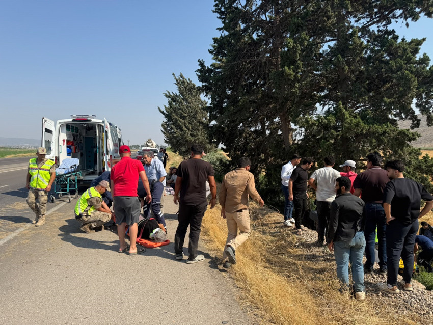 Düğün dönüşü feci kaza! 3’ü ağır, 7 yaralı var - Resim : 1