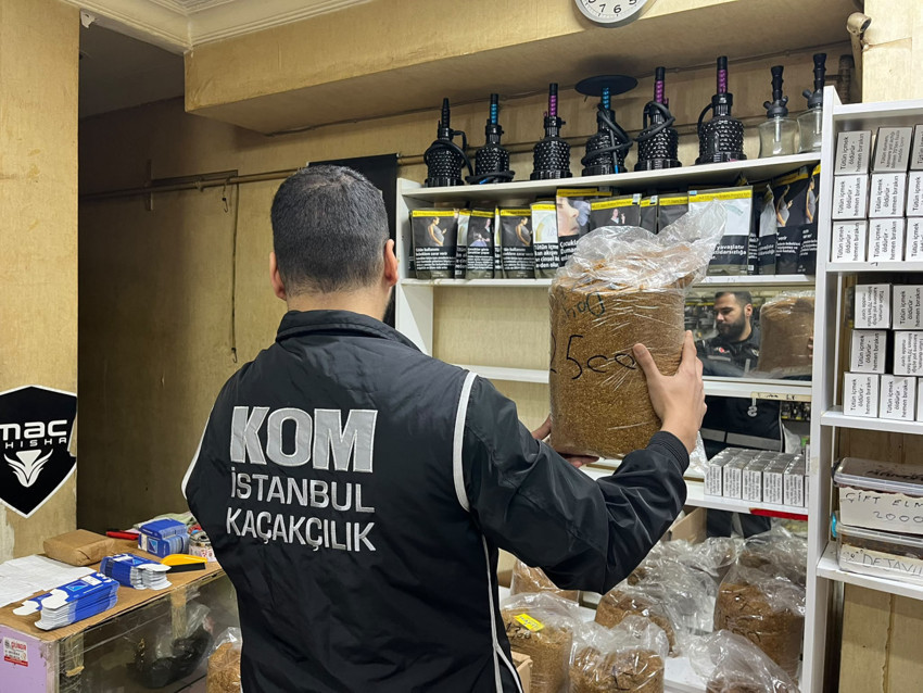 İstanbul’da kaçak tütün operasyonu: 12 gözaltı - Resim : 1