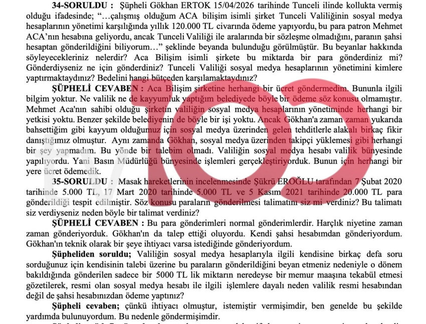 Tuncay Sonel'in ifadesi ortaya &ccedil;ıktı: İlk kez tv100'de! - Resim : 2