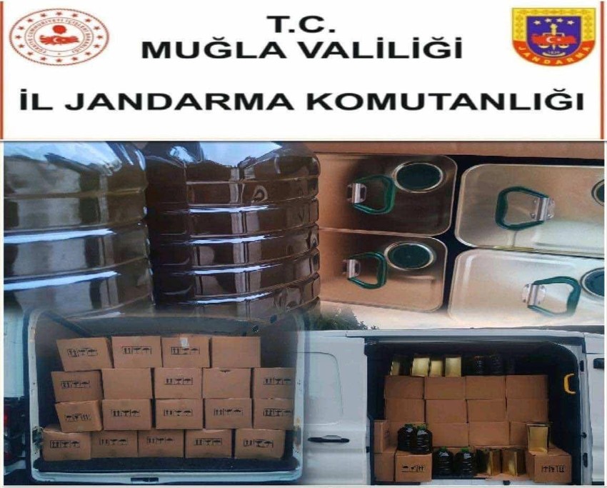 Muğla'da bin 520 litre ele geçirildi. Koli koli toplandı. Eğer gözden kaçırsaydı halka yedirecekti - Resim : 1