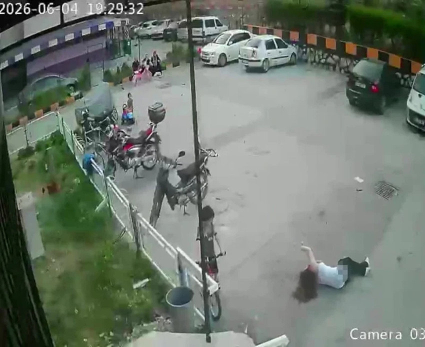 Adana'da mucizevi olay! 12'nci kattan düştü, sağ kurtuldu! O anlar kamerada - Resim : 1