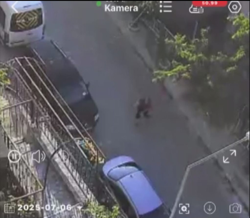 Köpeği taş ve sopayla dövdü: O anlar bir evin güvenlik kamerasına yansıdı! - Resim : 3