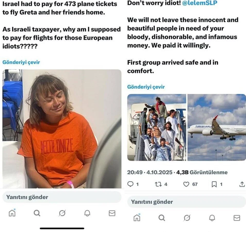 Sosyal medyada birbirlerine girdiler: ABD'lilerden İsrail trollerine ağır yanıt! - Resim : 3