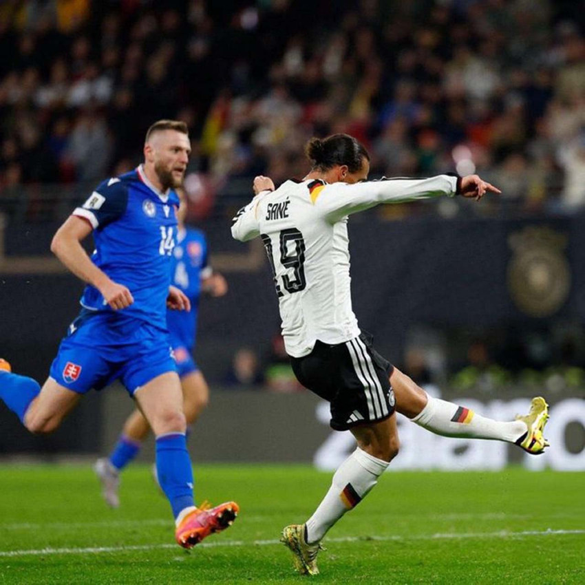 Leroy Sane, Milan Skriniar'ı üzdü! Almanya, Slovakya'yı sahadan sildi - Resim : 2