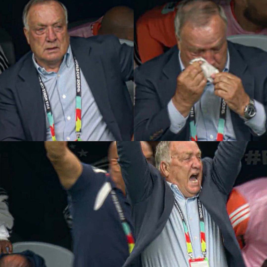 Fenerbahçe’nin eski teknik direktörü Dick Advocaat, tarihe geçti! Curaçao- Almanya maçında gözyaşlarına hakim olamadı - Resim : 5