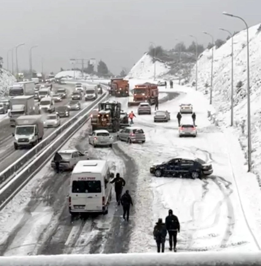 AKOM saat verdi: İstanbul’da 7 ilçe için sarı kodlu kar alarmı! - Resim : 3