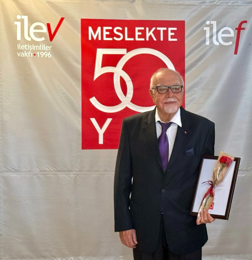 İletişim dünyasının ustaları Ankara’da buluştu! Duayen Gazeteci Yusuf Ağar’a meslekte 50 Yıl Onur Ödülü - Resim : 1