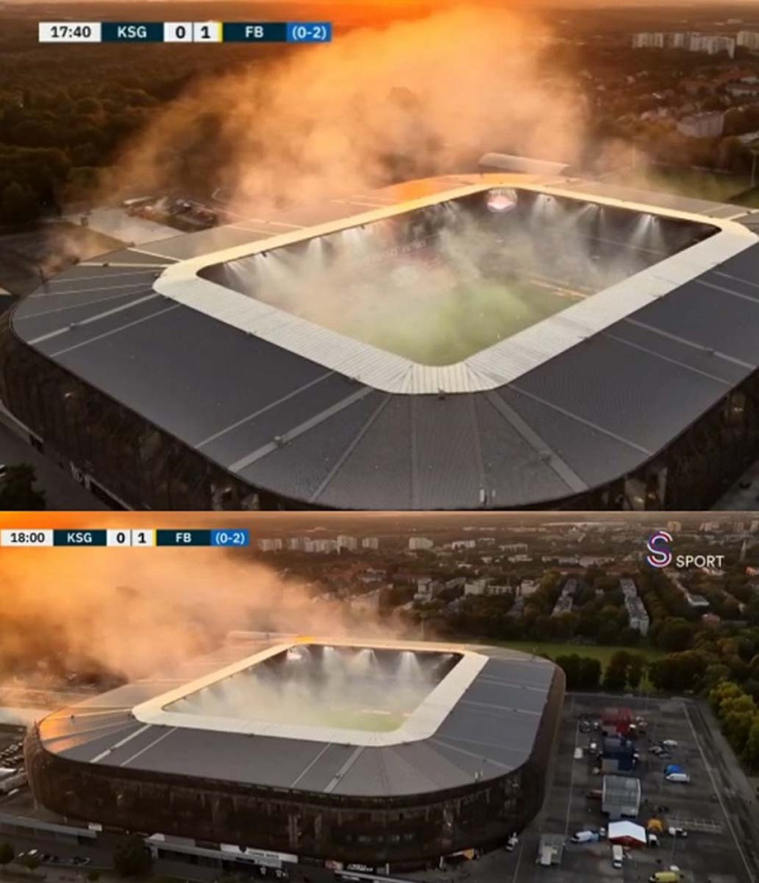 Göz gözü görmedi! Gornik Zabrze- Fenerbahçe maçı 6 dakika durdu - Resim : 2