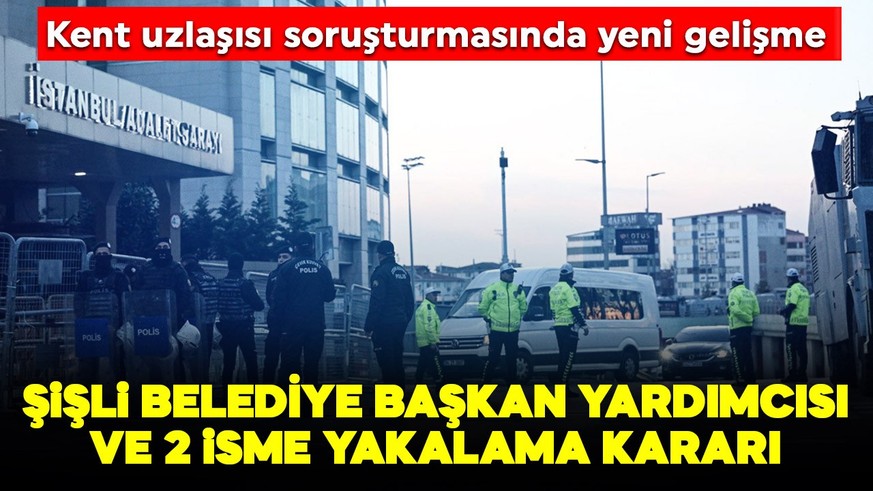 Kent uzlaşısı soruşturmasında yeni gelişme: 3 isme yakalama kararı