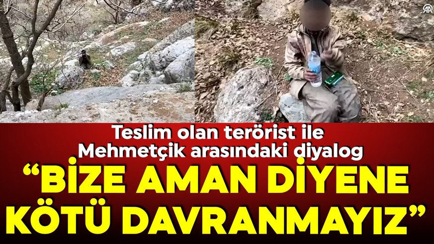 PKK/YPG'li terörist böyle teslim oldu! Mehmetçik ile dikkat çeken diyalog: Bize aman diyene kötü davranmayız!