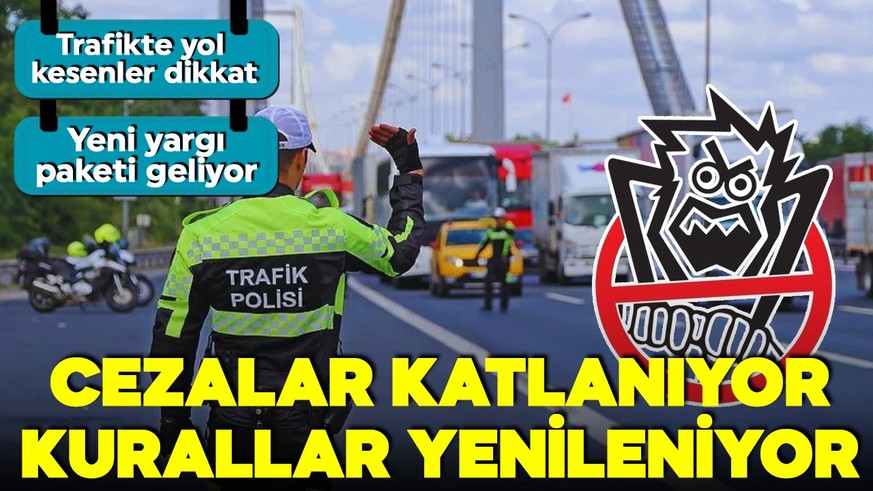 Yeni yargı paketi yolda! Trafikte yol kesenler dikkat! Kendinizi hapiste bulabilirsiniz