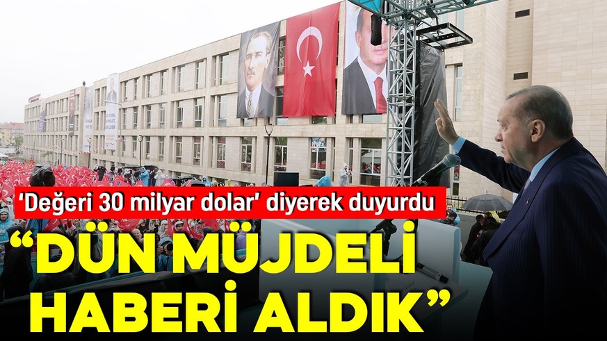 Cumhurbaşkanı Erdoğan'dan önemli açıklamalar: Doğal gaz keşfi müjdesi!