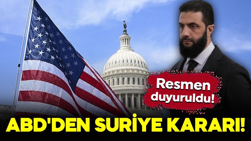 Resmen duyuruldu! ABD'den Suriye kararı!