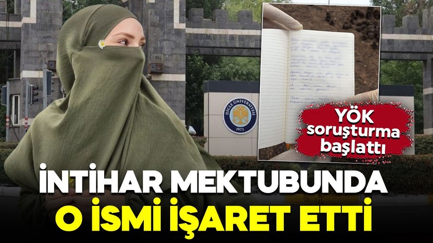 Sena Düzgün'ün intihar mektubu ortaya çıktı! O ismi işaret etti: YÖK soruşturma başlattı