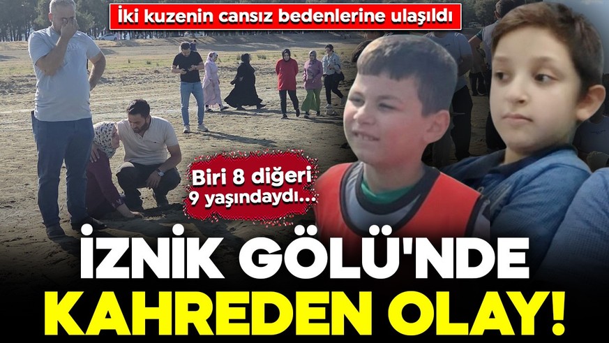 İznik Gölü'nde kahreden olay! Biri 8 diğeri 9 yaşındaydı... İki kuzenin cansız bedenlerine ulaşıldı