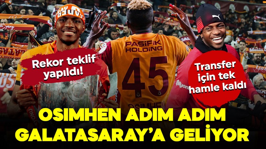 Galatasaray yılın transferinde gemileri yaktı! Victor Osimhen için rekor teklif resmen yapıldı! İmzayı yalnızca tek hamle kaldı